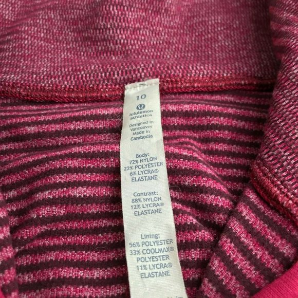 Lululemon Runderful Pullover 1/2 Zip 10 L Pink - Picture 10 of 11